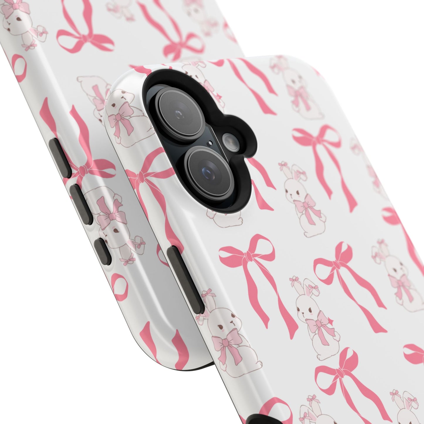 Pink Bows & Bunnies MagSafe iPhone® Case