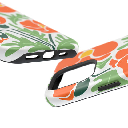 Orange Daisy MagSafe iPhone® Case