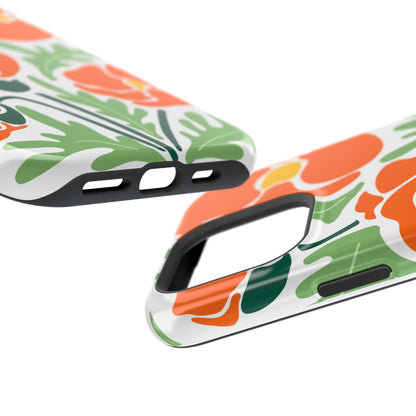 Orange Daisy MagSafe iPhone® Case