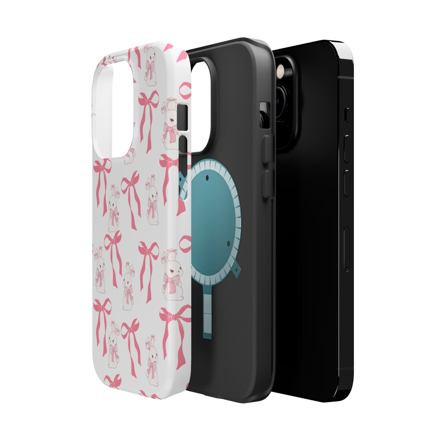 Pink Bows & Bunnies MagSafe iPhone® Case