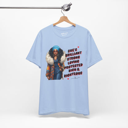 She's Brilliant Soft Cotton Tee