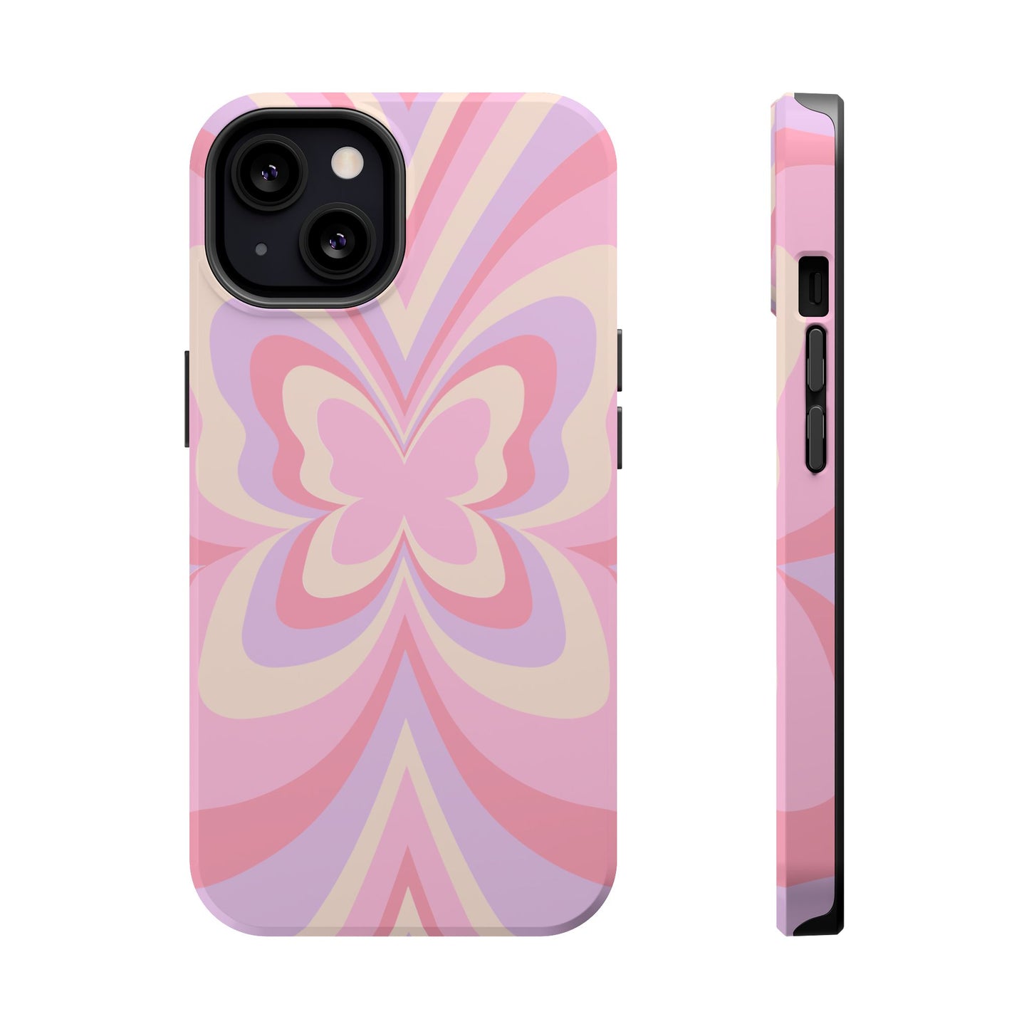 Pink Bow & Butterfly MagSafe iPhone® Case
