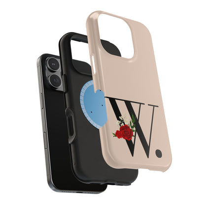 Personalized Letter W MagSafe iPhone® Case