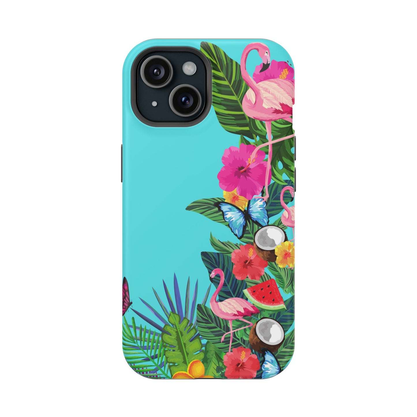 Pink Flamingo MagSafe iPhone® Case