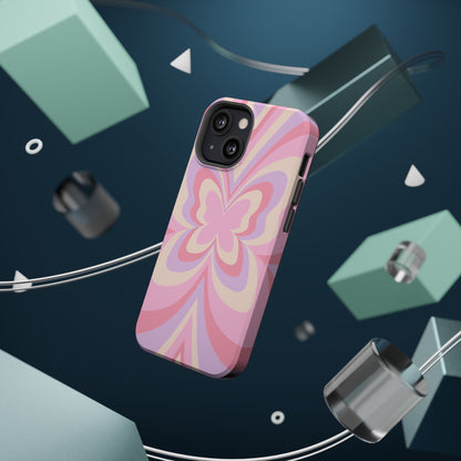 Pink Bow & Butterfly MagSafe iPhone® Case