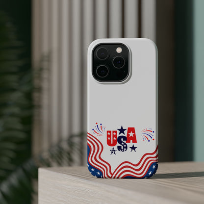 Patriotic Magnetic Phone Case 250 Years Anniversary USA Design