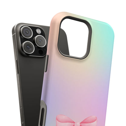 Pink Bow & Cotton Candy MagSafe iPhone® Case