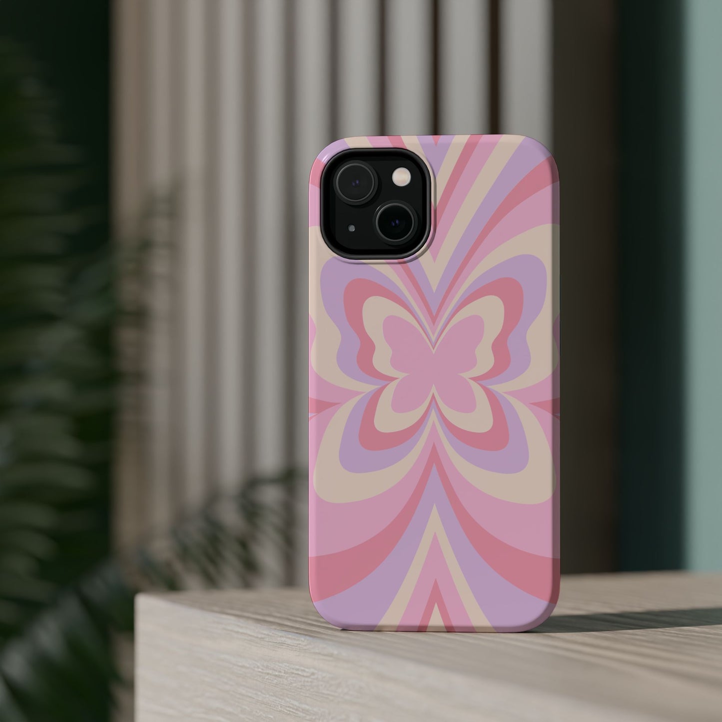 Pink Bow & Butterfly MagSafe iPhone® Case