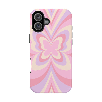 Pink Bow & Butterfly MagSafe iPhone® Case