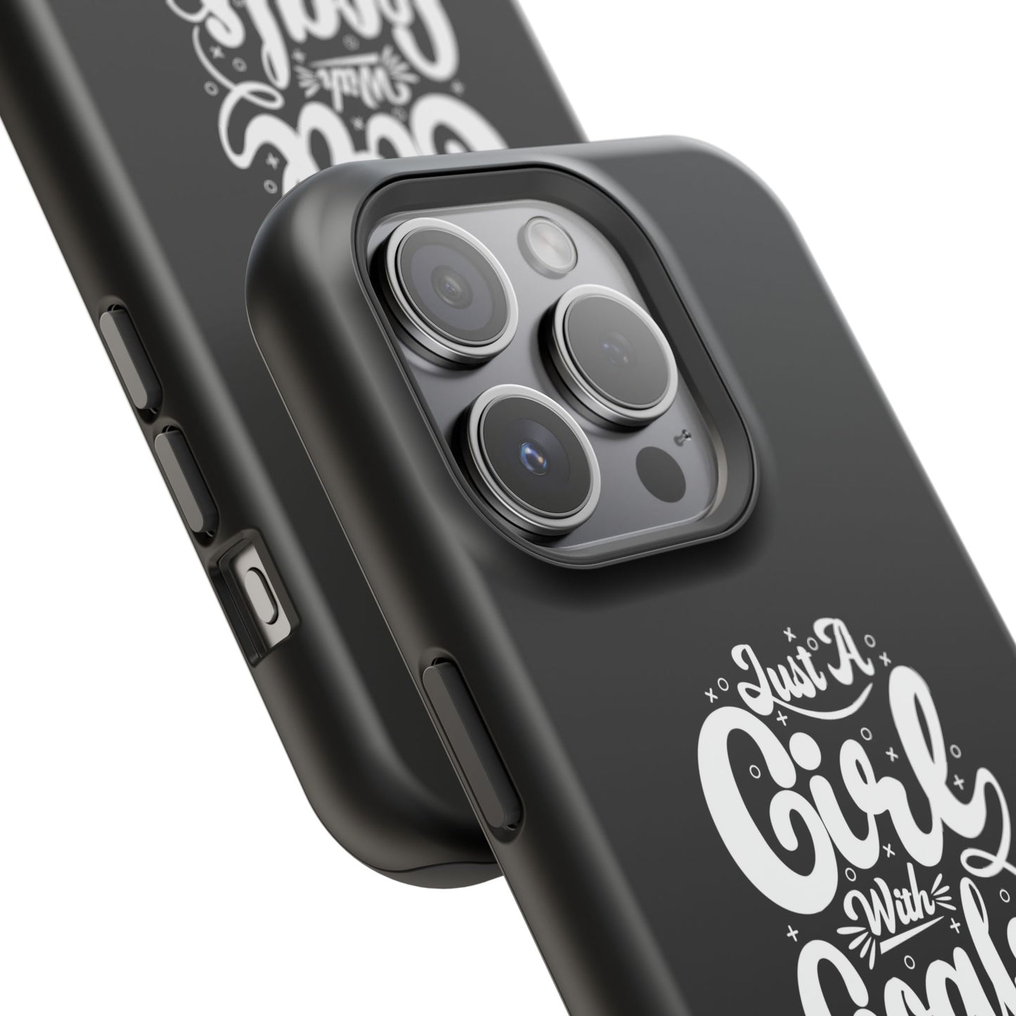 Girl with Goals MagSafe iPhone® Case Black