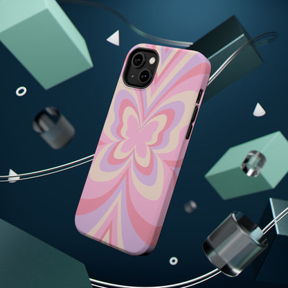 Pink Bow & Butterfly MagSafe iPhone® Case