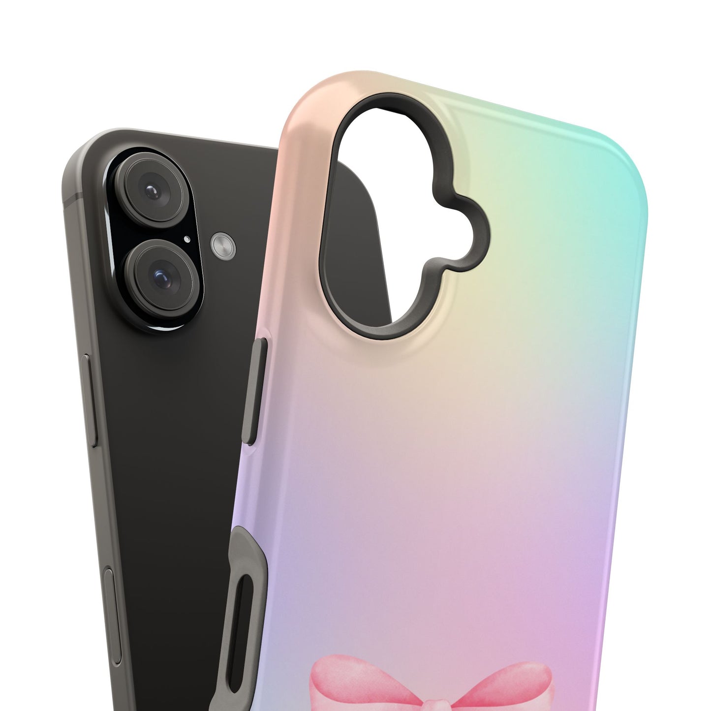 Pink Bow & Cotton Candy MagSafe iPhone® Case