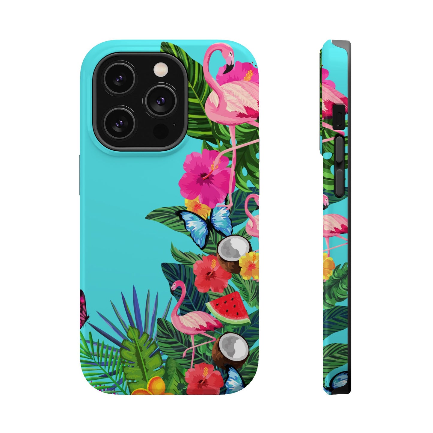 Pink Flamingo MagSafe iPhone® Case