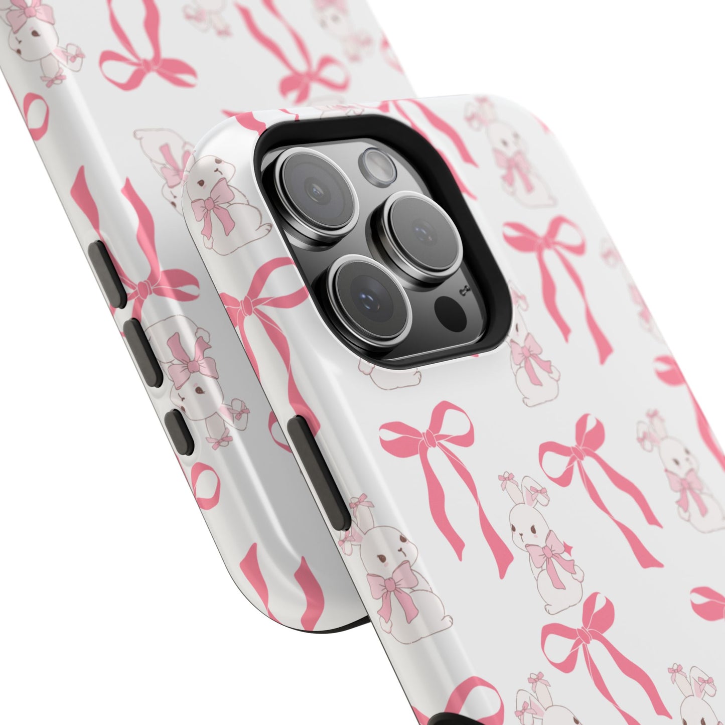 Pink Bows & Bunnies MagSafe iPhone® Case