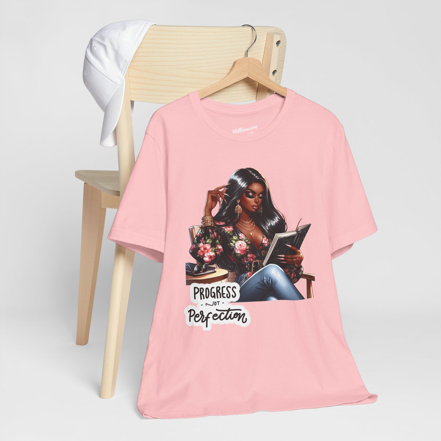 Progress Not Perfection Soft Cotton Tee