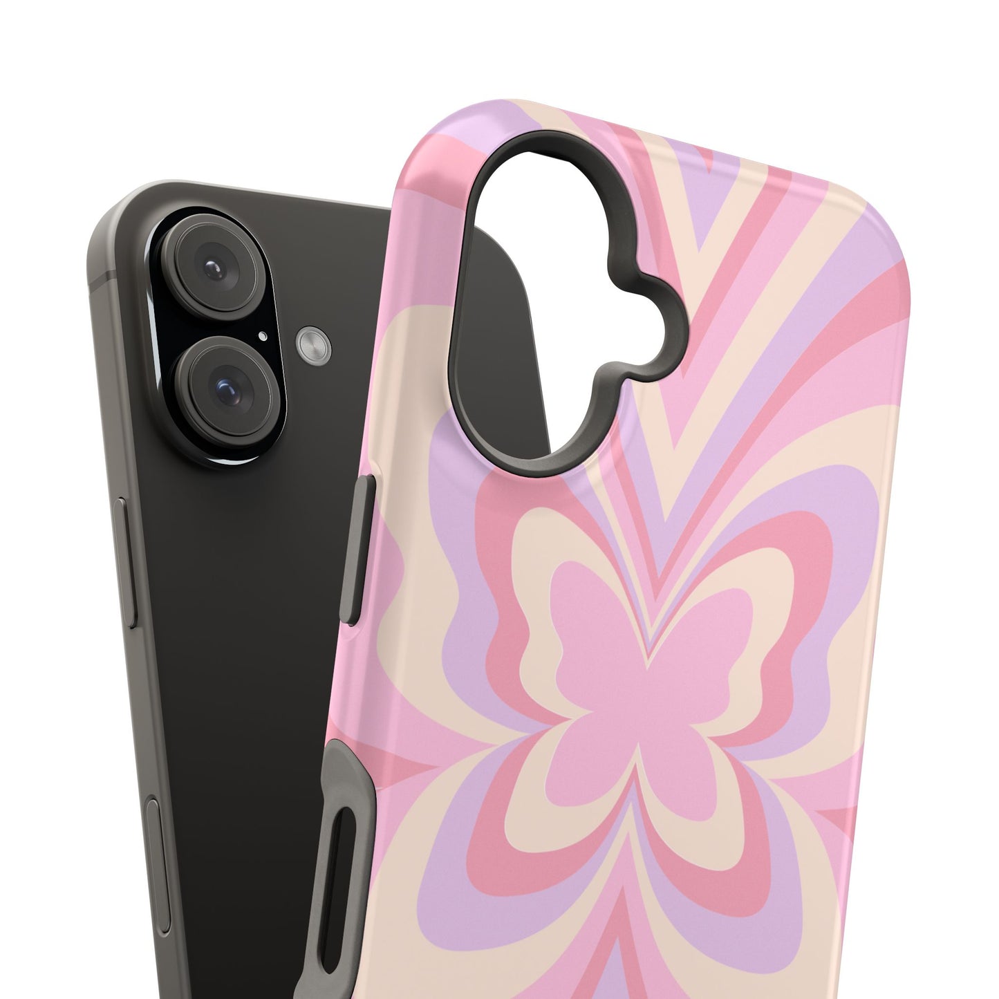 Pink Bow & Butterfly MagSafe iPhone® Case