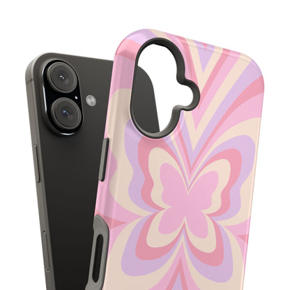 Pink Bow & Butterfly MagSafe iPhone® Case