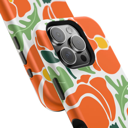 Orange Daisy MagSafe iPhone® Case