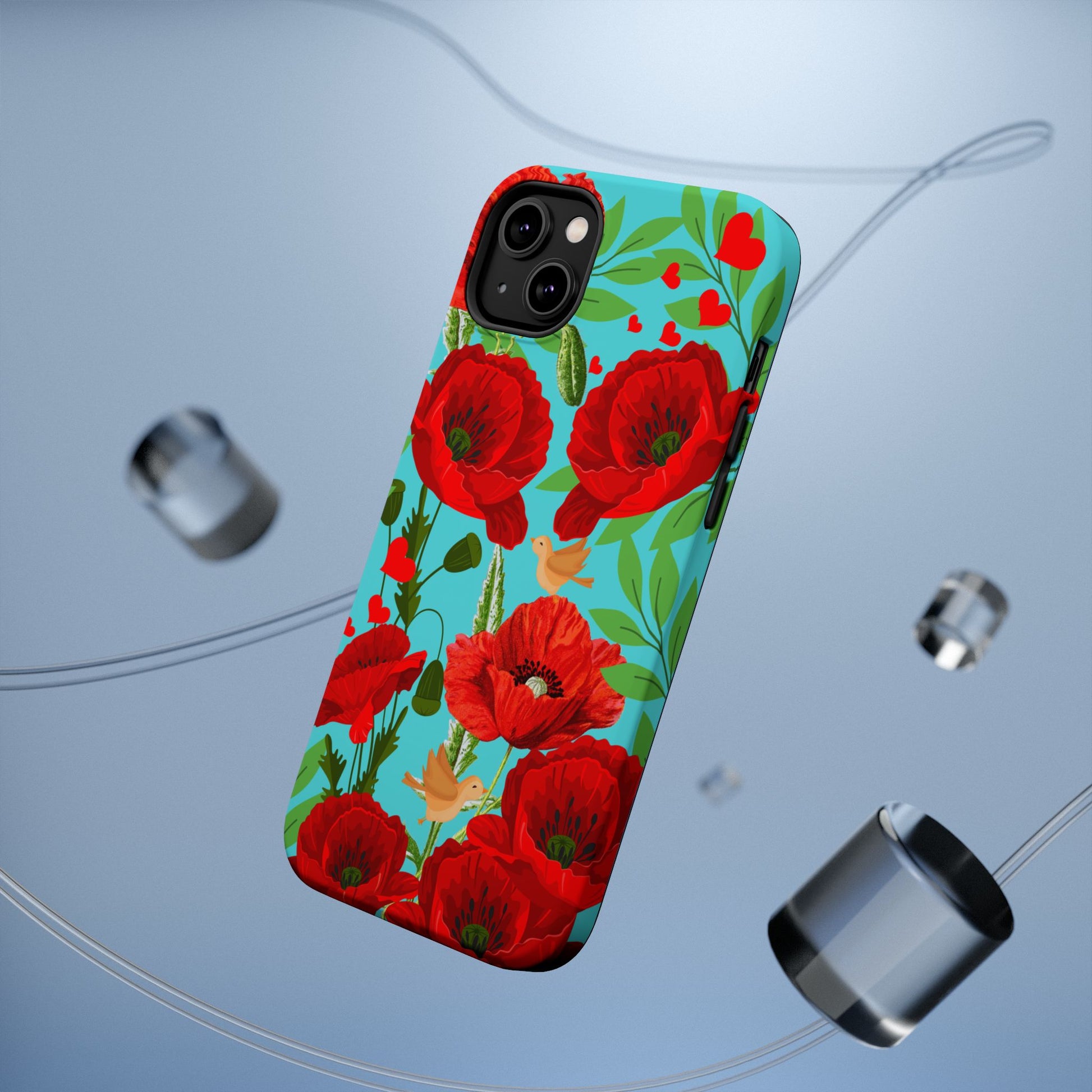 Red Poppy MagSafe iPhone® Case – Millionaire Women Red Poppy MagSafe iPhone® Case – Millionaire Women