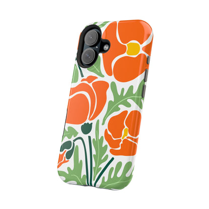Orange Daisy MagSafe iPhone® Case