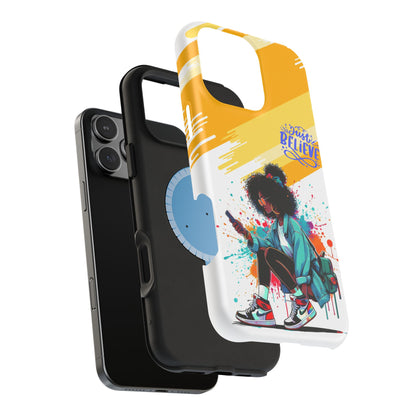 Black Girl Believe MagSafe iPhone® Case