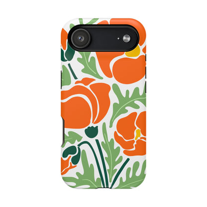 Orange Daisy MagSafe iPhone® Case