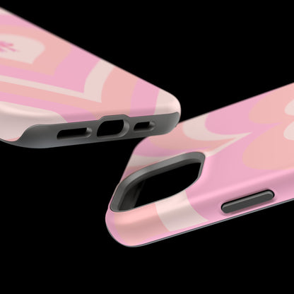 Pink Bow & Big Hearts MagSafe iPhone® Case