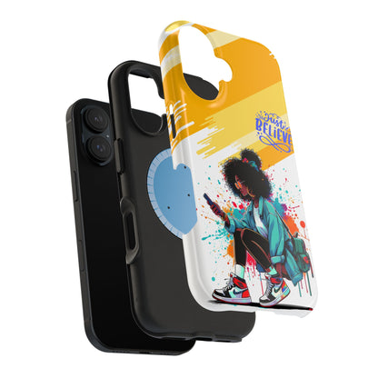 Black Girl Believe MagSafe iPhone® Case