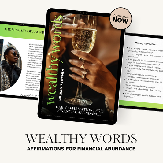 Wealthy Words Daily Affirmations for Financial Abundance Digital Book
