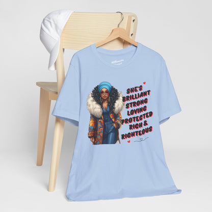 She's Brilliant Soft Cotton Tee