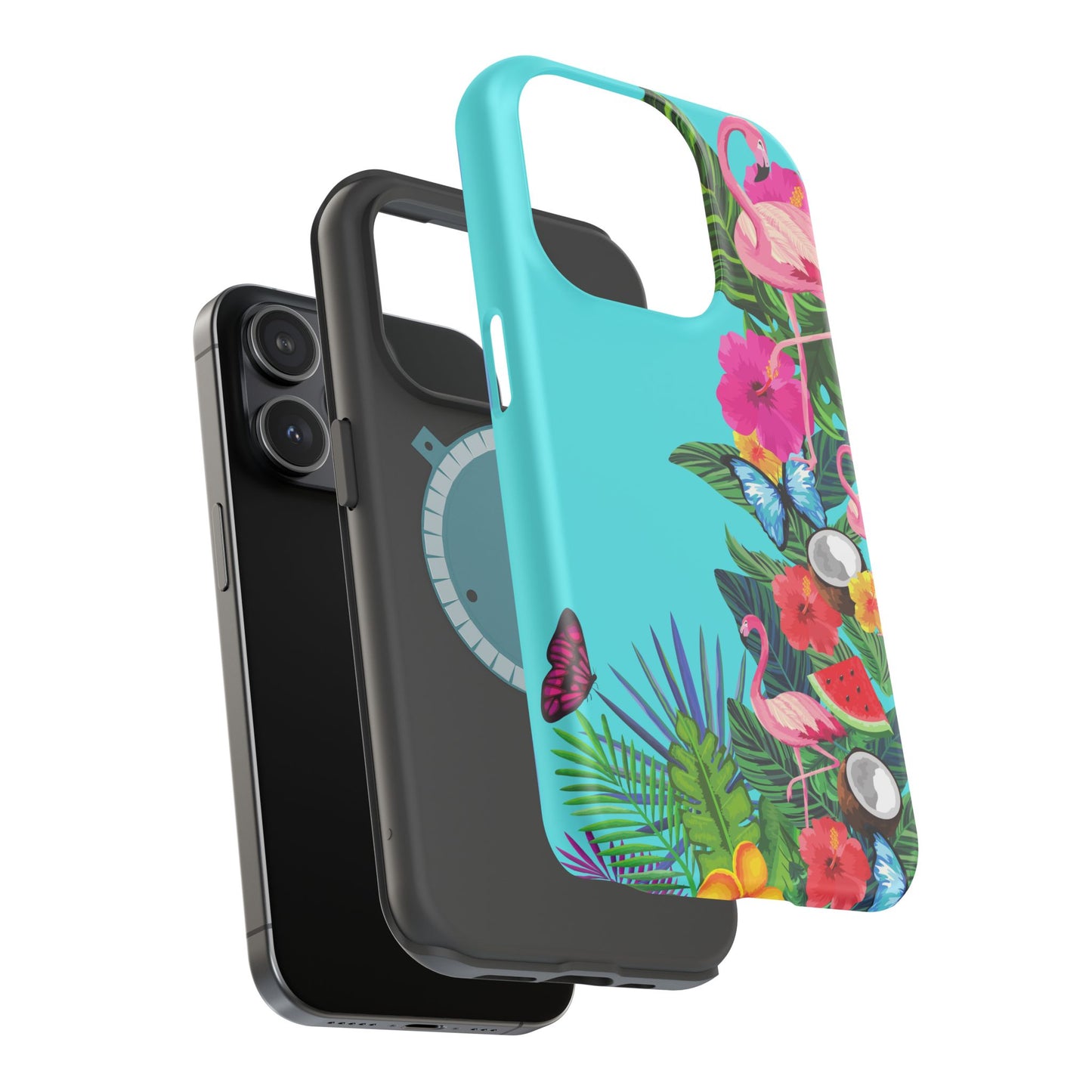 Pink Flamingo MagSafe iPhone® Case