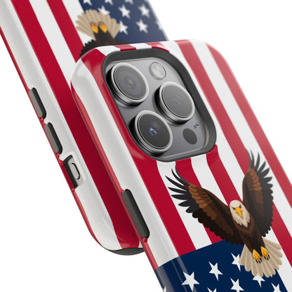 American Flag Magnetic Eagle Phone Case