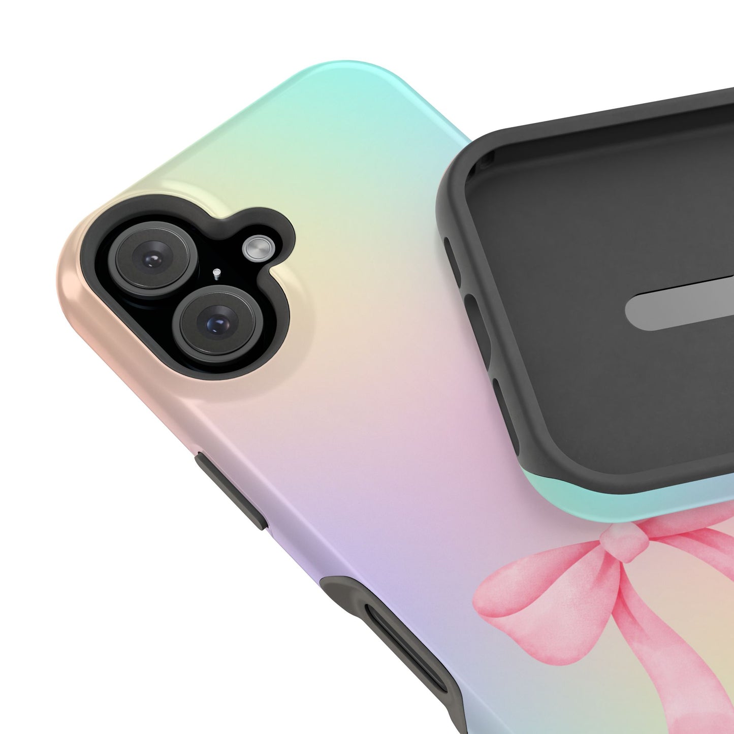 Pink Bow & Cotton Candy MagSafe iPhone® Case