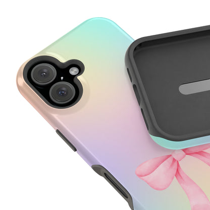 Pink Bow & Cotton Candy MagSafe iPhone® Case