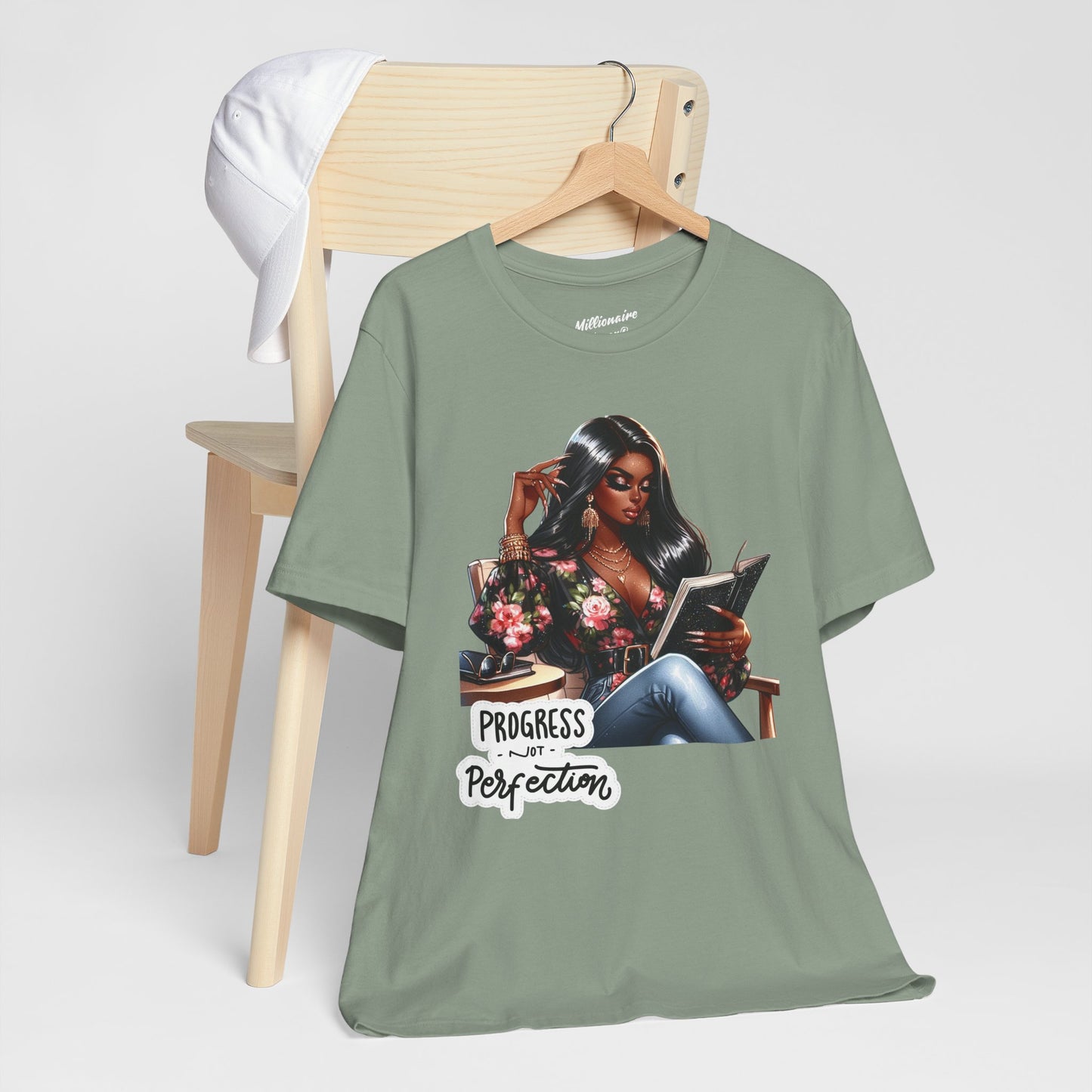 Progress Not Perfection Soft Cotton Tee