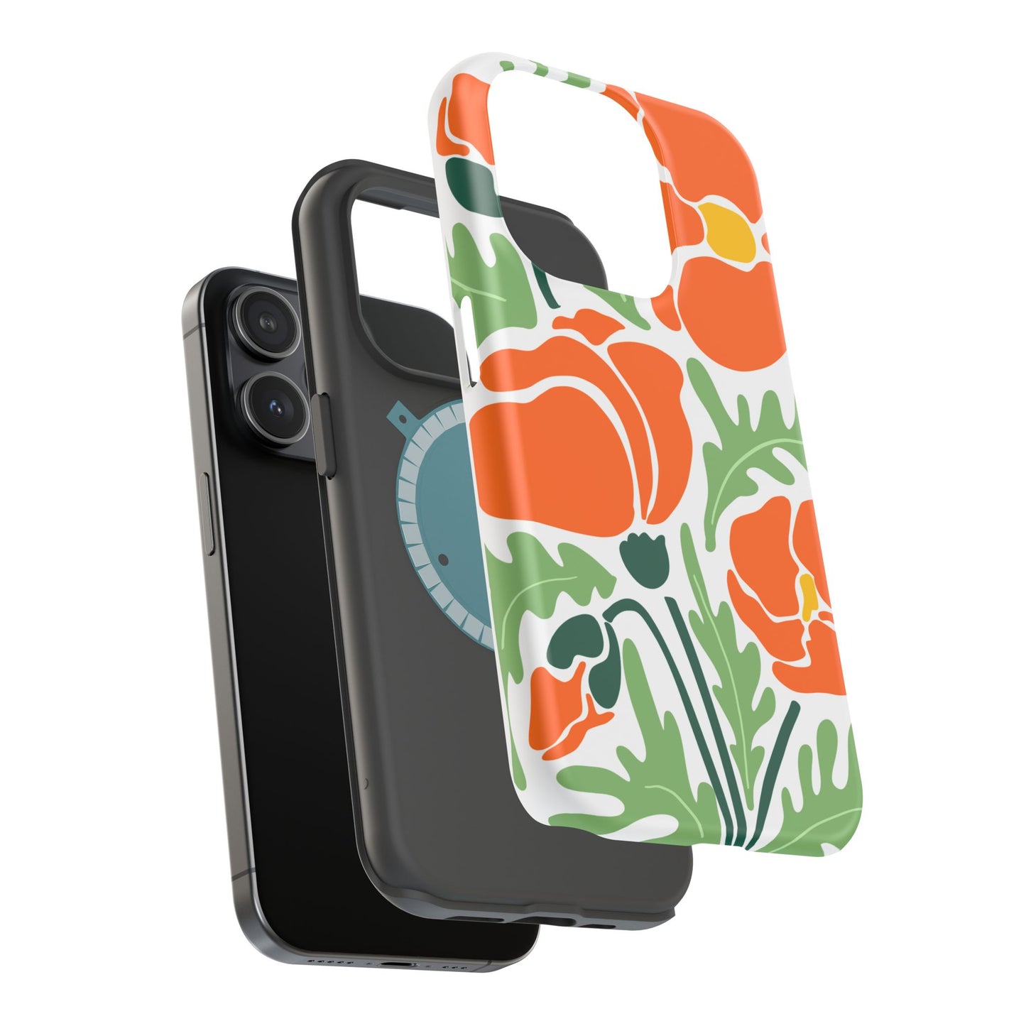 Orange Daisy MagSafe iPhone® Case