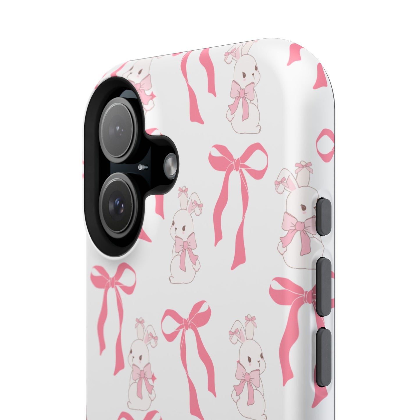 Pink Bows & Bunnies MagSafe iPhone® Case