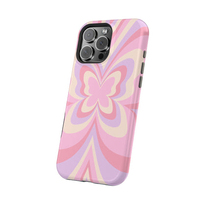 Pink Bow & Butterfly MagSafe iPhone® Case