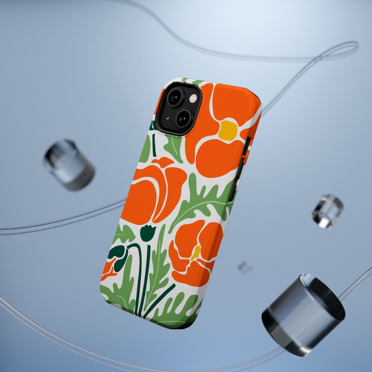 Orange Daisy MagSafe iPhone® Case
