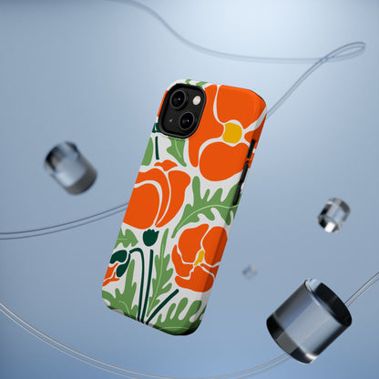 Orange Daisy MagSafe iPhone® Case