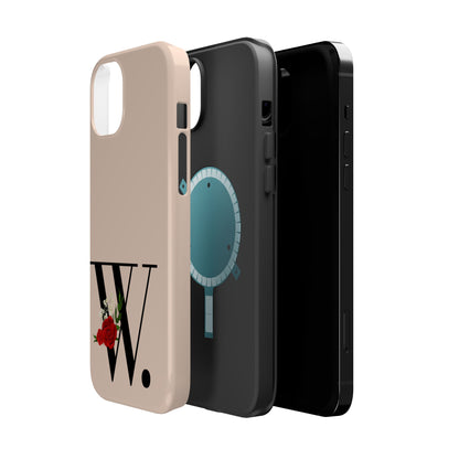 Personalized Letter W MagSafe iPhone® Case