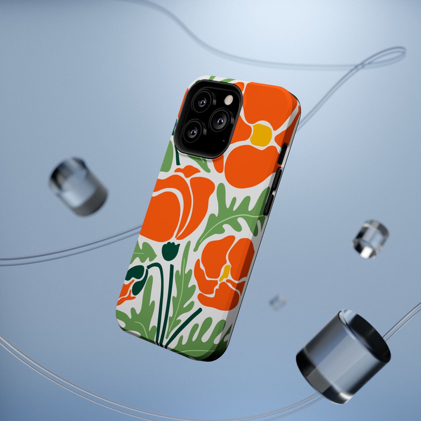 Orange Daisy MagSafe iPhone® Case