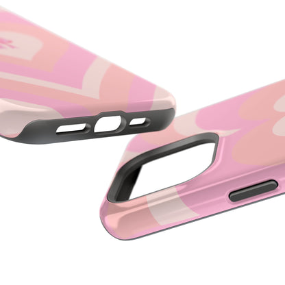 Pink Bow & Big Hearts MagSafe iPhone® Case