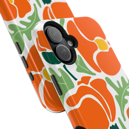 Orange Daisy MagSafe iPhone® Case