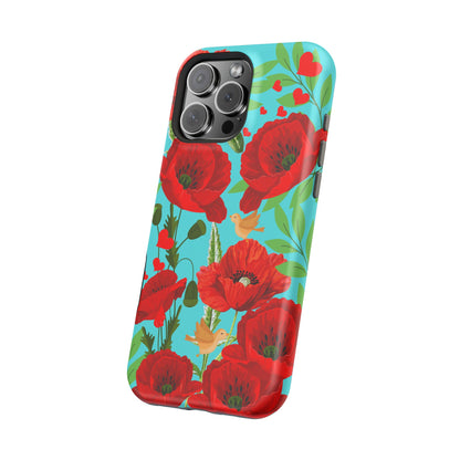 iPhone® 16 Pro Max Case Red Poppy