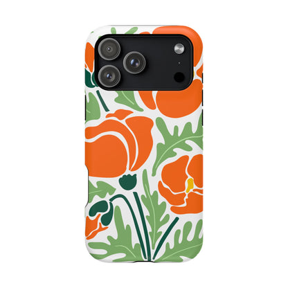 Orange Daisy MagSafe iPhone® Case