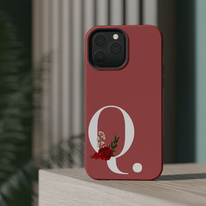 Personalized Letter Q MagSafe iPhone® Case