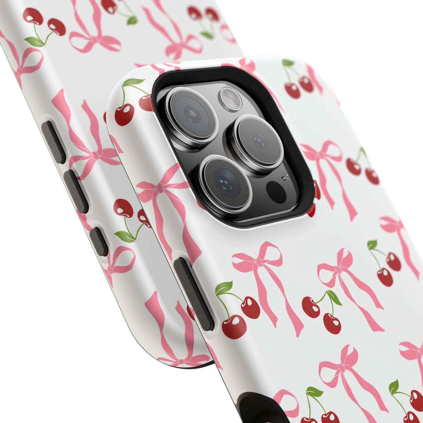 Pink Bows & Cherry MagSafe iPhone® Case