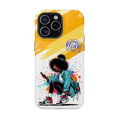 Black Girl Believe MagSafe iPhone® Case