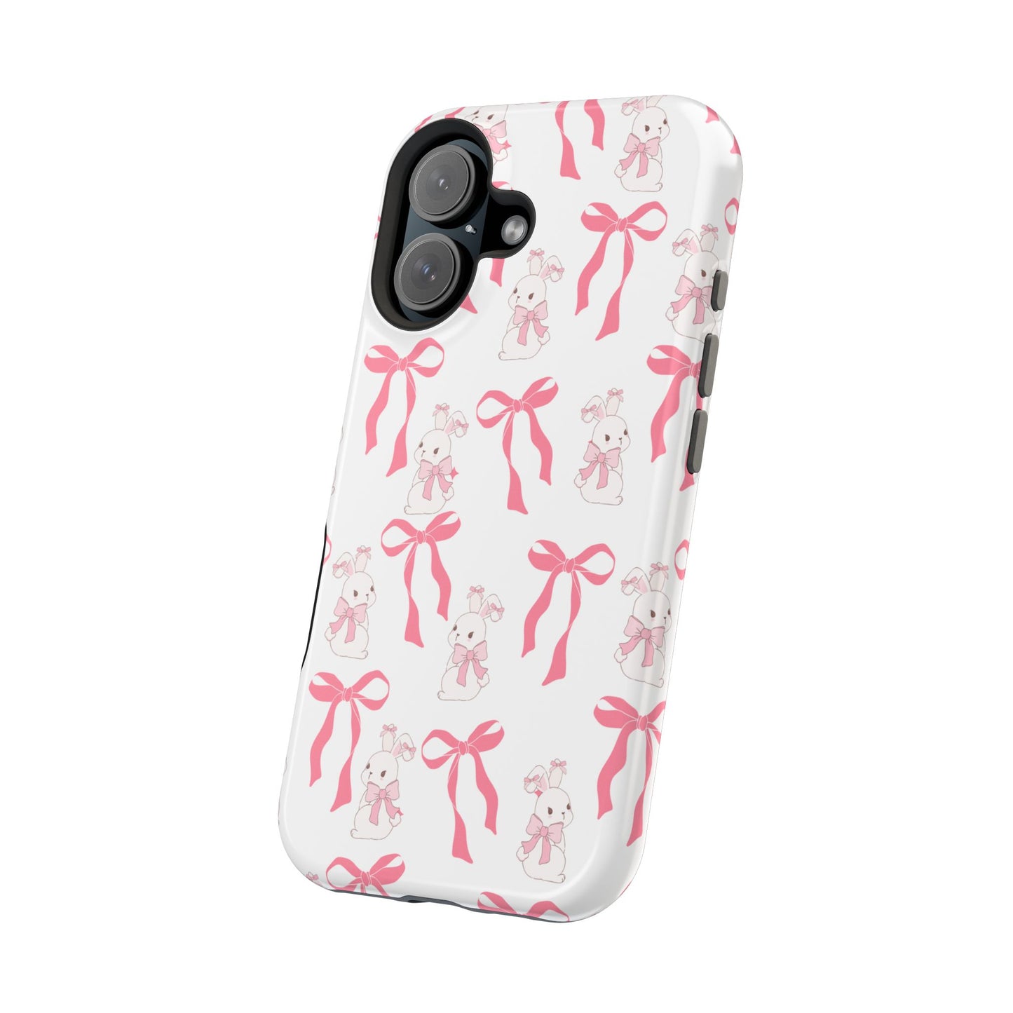 Pink Bows & Bunnies MagSafe iPhone® Case